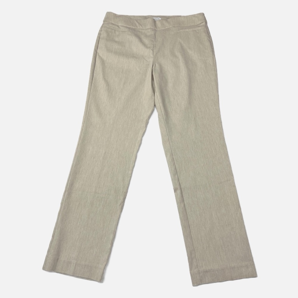NWT Liz Claiborne Beige Straight Leg Pants - Picture 3 of 9